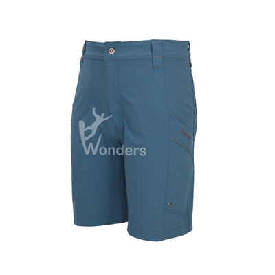 Nylon Spandex Mens Quick Dry Hiking Pants With Cargo Pocket