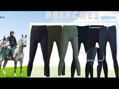 Nylon Spandex Womens High Waisted Breeches Spring Autumn